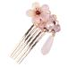 Ipetboom 1pc Hair Comb Hair Accessories Hair Gems for Women Bridal Hair Tiara for Girls Floral Hair Comb Flower Pearl Crystal Hair Hairpin Freshwater Pearl Bangs Comb Miss Wedding