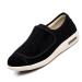 Men's Top Adjustable Diabetic Slipper Shoes Edema Swollen Wide Fit Wide Slippers Breathable Hospital Shoes Elder for Edema Arthritis Fasciitis Swollen Feet (Color : C Black Size : 12)