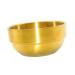 Coophya foam dishwasher Bart soap cream bowl bears soap cream essential oil foam shell Face cleaning cup soap cream cup modeling hairdressing accessories man stainless steel golden 9x9x4.9cm