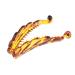 DailyMall Women's Amber Banana Hair Clip - Stylish Hair Claw Barrette & Headdress Accessory for All Hair Types - Buy Online on GoSupps.com