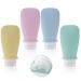 4 pieces of travel bottles for filling 90ml Travel Essentials Hand luggage shampoo bottles for filling out leakage -proof & colorful travel set Travel Bottles travel size