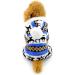 Ranphy Soft Velvet Reindeer Hoodie Sweater for Small Dogs & Cats - Cozy Pile Suit - Size S (Blue) - Buy Online on GoSupps.com