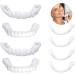 Buy CJBin 2 Pairs Lightening Immediate Veneers Teeth Set - Top & Bottom Dentures for Men & Women | Best Whitening Alternative for Bad Teeth - Buy Online on GoSupps.com