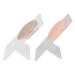 2pcs Silicone Belly Model Piercing Practice 3D Belly Button Model with Display Holder