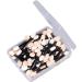 Mikinona 100 Pcs Eyeshadow Makeup Makeup Tools Makeup Application Brushes Cosmetic Size 2 Black - Buy Online on GoSupps.com