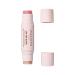 Wander Beauty On-the-Glow Blush and Illuminator - Petal Pink/Nude Glow - 7-in-1 Hydrating Cream Blush & Highlighting Stick - Stick Blush for Cheeks  Lip  Face & Body - Highlighter Makeup & Blush