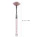 Fan-Shaped Nail Brush | Acrylic-Liner Removal Tool | Rhinestone Handle & Nylon Hair | Perfect for Nail Art & Manicure - Buy Online on GoSupps.com