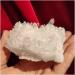 Natural Crystal Rough for 1pcs 350g Natural Beautiful White Cluster Specimen Quartz Crystal - Buy Online on GoSupps.com