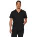 Dickies Xtreme Stretch Men's V-Neck Scrub Top Medium Black