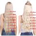 23 Inch Dark Red Clip In Hair Extensions - 8 Pcs Full Head Set, Heat-Resistant Straight Hairpiece - Buy Online on GoSupps.com