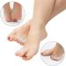 Jinlanshop 4-Piece Silicone Toe Spreader & Separator - Universal Size White Protector for Small Toes | Prevent Overlapping - Buy Online on GoSupps.com