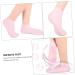Ipetboom 1 Pair Sock Moisturizing Gel Booties Titanium Ear Pick Beauty Care Silicone Gel Skin Protect Soles Essential Oil Tableware Sucker Miss Moisture Cream Pink Natural Sebs 35X7X1cm - Buy Online on GoSupps.com