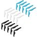 Boqqu 10/15/20 piece of fog-free accessories for masks glasses silicone anti-fog nose bridge pads anti-fitting silicone nose bridge prevents the fitting of glasses anti-fittings 15 pieces a