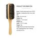 Buy LCKJLJ Men's Hair Brush - Natural Wood Double-Sided Antistatic Styling Comb for Barbers & Shaving Tools (Size M) - Buy Online on GoSupps.com