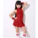 LOLANTA Girls Sequins Dance Dress 8-9 Years Red - Sparkle Hip Hop Jazz Outfit - Buy Online on GoSupps.com