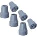 tibiu 3/4Inch Heavy Duty Non-Slip Rubber Cane Tips Crutch Tips Replacement Cane Foot Caps 6 PCS