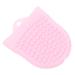 Beavorty Cleansing Massage Finger Cots Silicone Facial Face Exfoliator Facial Scrubber for face Facial Cleaning Brush Face Cleansing Tool Skin Care Brush Miss Silica Gel Household Pink 11.8X10CM