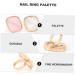 Palettes Annulaires Nail Art 2 Pi ces Taille Standard Motifs Coquillage Marbre pour Manucure Professionnelle Usage Salon Beaut  - Buy Online on GoSupps.com