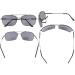 Eyekeper Bifocal Sunglasses - Flexible Bridge Titanium Gunmetal Frame +1.50 Gray Lens for Reading - Lightweight and Stylish International Shipping Available - Buy Online on GoSupps.com