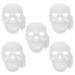 IMIKEYA 5pcs Paper Mache Mask White DIY Full Face Mask Blank Paintable Mask Pirate Costume Mask For Carnival Masquerade Image 1