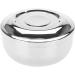 Raguso Stainless Steel Shaving Bowl - Universal 12x12x7 Soap Peel Razor Cup with Lid for Men | Perfect Beard Care - Buy Online on GoSupps.com