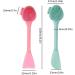 2 Pcs/4 in 1 Face Scrubber Silicone Skin Spatula Nose Cleaning Cream Applicator Mask Collector Facial Cleansing Brush for Face Clean Care - Buy Online on GoSupps.com