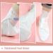 Minkissy 50pcs Disposable Plastic Shoe Covers - Foot Care Pedicure & Spa Thermotherapy Protection - Buy Online on GoSupps.com