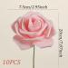 Womens Day Cake Topper Pink Rose Flower Cake Topper for 3.8 Goddess Festival Mother Day Party Cake Decor 10PCS 7.5x20 cm - Buy Online on GoSupps.com