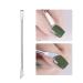 Dual-ended Stainless Steel UV Gel Cuticle Nail Remover Pusher Anti-slip Handle Nail Art Tool