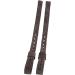 Equinate Slimline Mono Stirrup Leathers - Columbia Suede Brown 60 cm | Premium Quality Equestrian Gear for International Shipping - Buy Online on GoSupps.com
