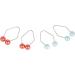 2 Pair Dimple Trainer Easy To Wear Smile Dimple Maker Balls Tool for Face Cheek Care Dimple Trainer for Cheeks Ball (Red + Blue) - Buy Online on GoSupps.com
