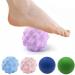 Durable TPE Spiked Massage Ball - 6.5cm Green Fitness Hand Foot Hedgehog Ball for Pain Relief & Muscle Recovery - Buy Online on GoSupps.com