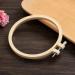 VITKSTAR 5-Piece Plastic Embroidery Hoop Set - 3 to 8 inch Circle Cross Stitch Hoops for Embroidery and Cross Stitch (Multicolour/Light Yellow) - Buy Online on GoSupps.com