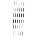 Hemoton 72 Pcs Women Eyeshadow Brush Makeup Applicator Sponge Tip Makeup Smudge Eye Brush