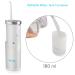 Buy Pyle Electric Water Flosser Jet - Cordless Portable Dental Irrigator with Rechargeable Battery | Compact Oral Care Kit for Adults & Kids | PHWF15WT - International Shipping Available - Buy Online on GoSupps.com