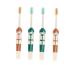 Magiclulu 4 pieces of children's toothbrush travel toothbrush travel children's toothbrush children's brush brush brush brushbrush manual toothbrush children's needs daily use children's toothbrush 1 piece (1 Pack) as shown