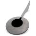 Ornamin knife with black handle pillow |Single knife with a special form for intuitive useSpecial cutlery one-handed aid eating corner eating aid black handle cushion