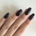 24 Shiny Black Coffin Press On Nails - Medium Length Full-Surface Artificial Nail Tips for Daily Use - Buy Online on GoSupps.com