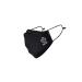 Muc-Off 20268 Black Reusable Face Mask Small - Adjustable Face Covering With Mid-Layer Filter - Washable Up To 20 Times Black S (Pack of 1)