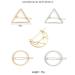 20-Piece Geometric Metal Hair Clip Set - Minimalist Alloy Hairpins for Stylish Girls - Buy Online on GoSupps.com