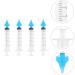 20 Pcs Ear Wax Removal Syringe Ear Cleaning Bulb - Gentle Ear Irrigation Solution - Buy Online on GoSupps.com