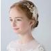 Elegant Flower Girl Hair Accessory - White Pearl Floral Hair Pin for Weddings & Parties - Buy Online on GoSupps.com