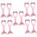 Healvian 10 Pcs Mascara Brush Mascara Aid Winged Eyeliner Stencil Eyeliner Applicator Tool