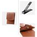 Nail Sets Nail Care Stainless Steel Nail Set Men and Women Nail Set Portable Travel Beauty Set with Eyebrow Trimming Clippers Nail File (Color : Gray-4-piece Set)(Brown 4 Piece Set) - Buy Online on GoSupps.com