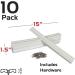 Caliber 23031 Marine Slides - White 1-1/2 x 15 - Buy Online on GoSupps.com