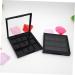 WOONEKY 4 Pcs 12 Empty Eyeshadow Dish Makeup Pallets for Women Travel Eyeshadow Highlight Empty Makeup Black - Buy Online on GoSupps.com
