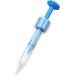 Portable and Professional Blue Ear Impression Syringe for Fitting - Refillable Earmold Syringe - Buy Online on GoSupps.com