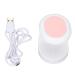 Nail lamp Anggrek 16 W Mini-UV LED nail lamp portable fast-drying nail gel dryer for individual fingernails pink (60s-timing design)