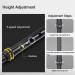 Aluminum Elbow Crutch for Seniors and Adults 5-Level Height Adjustment Lightweight able Walking Cane with Wooden Handgrip and Wrist Strap Suppor Lucky Star - Buy Online on GoSupps.com