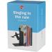 Buy Balvi Bookend 'Singing In The Rain' - Black Decorative Metal for Stylish Home & Office Storage | International Shipping Available - Buy Online on GoSupps.com